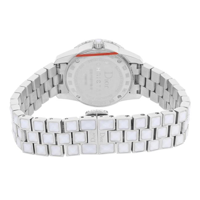 Dior Mother Of Pearl Christal Cd112118m003 Steel & Diamonds Quartz Ladies Watch Dior Mother Of Pearl Christal Cd112118m003 Steel & Diamonds Quartz Ladies Watch