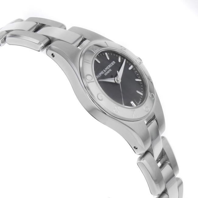 Baume & Mercier Black Linea Stainless Steel Quartz Ladies 10010 Watch Baume & Mercier Black Linea Stainless Steel Quartz Ladies 10010 Watch