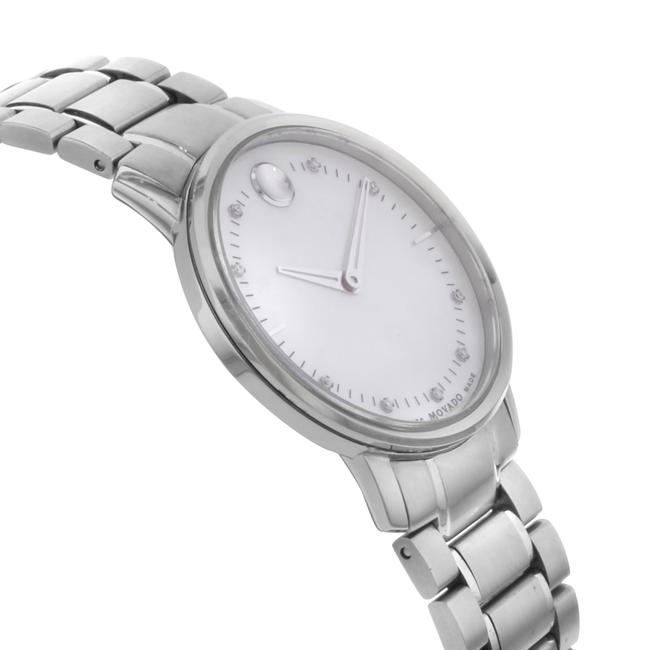 Movado Mother Of Pearl Tc Diamond Steel Quartz Ladies 0606691 Watch Movado Mother Of Pearl Tc Diamond Steel Quartz Ladies 0606691 Watch
