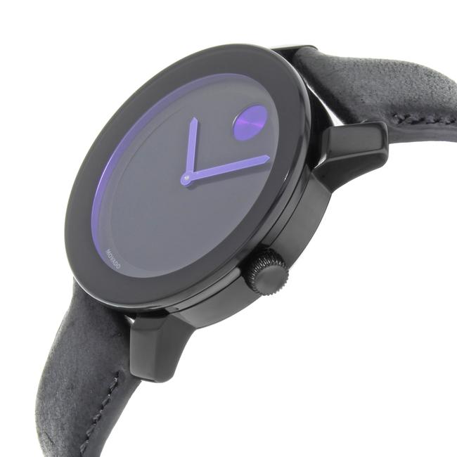 Movado Black Bold Blue Accents Steel Plastic Quartz Unisex 3600479 Watch Movado Black Bold Blue Accents Steel Plastic Quartz Unisex 3600479 Watch