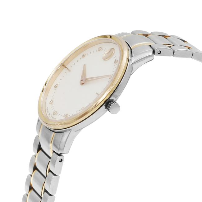 Movado Mother Of Pearl Thin Classic Diamond Dial Two Tone Steel Quartz Ladies 0606692 Watch Movado Mother Of Pearl Thin Classic Diamond Dial Two Tone Steel Quartz Ladies 0606692 Watch