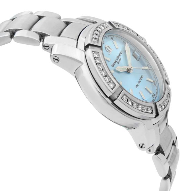 Baume & Mercier Steel Capeland S Diamond Blue Dial Quartz Ladies 65435 Watch Baume & Mercier Steel Capeland S Diamond Blue Dial Quartz Ladies 65435 Watch