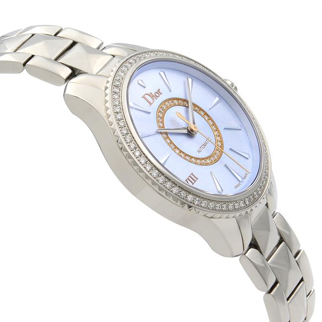 Dior Blue Montaigne Viii Diamond Sunray Dial Ladies Watch Dior Blue Montaigne Viii Diamond Sunray Dial Ladies Watch
