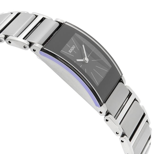 Rado Steel Black Integral Stainless Dial Quartz Ladies R20786159 Watch Rado Steel Black Integral Stainless Dial Quartz Ladies R20786159 Watch