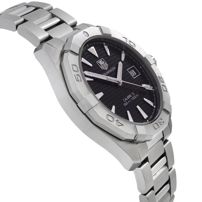 TAG Heuer Black Aquaracer Steel Dial Mens Watch TAG Heuer Black Aquaracer Steel Dial Mens Watch