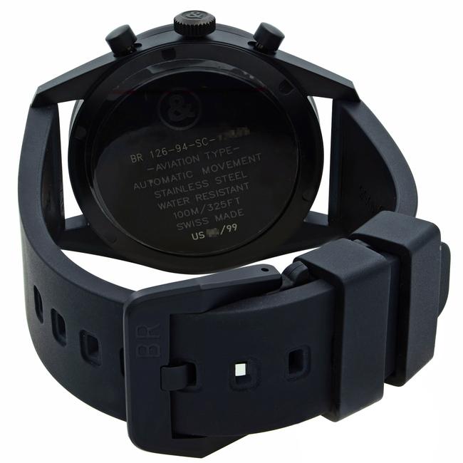 Bell & Ross Black Insignia Us Steel Dial Mens Watch Bell & Ross Black Insignia Us Steel Dial Mens Watch