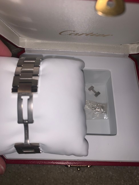 Cartier Steel Womens Tank Solo Large Model Watch Cartier Steel Womens Tank Solo Large Model Watch