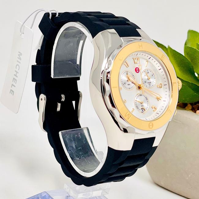 Michele Black/Godl-tone Jellybean Two-tone 18k Gold Mww12f000096 Watch Michele Black/Godl-tone Jellybean Two-tone 18k Gold Mww12f000096 Watch