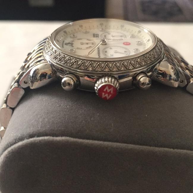 Michele Silver and 18k Gold Csx-36 Diamond Dial 2 Tone Watch Michele Silver and 18k Gold Csx-36 Diamond Dial 2 Tone Watch