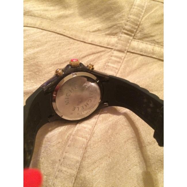 Michele Black and Gold Jelly Tahitian Bean Watch Michele Black and Gold Jelly Tahitian Bean Watch