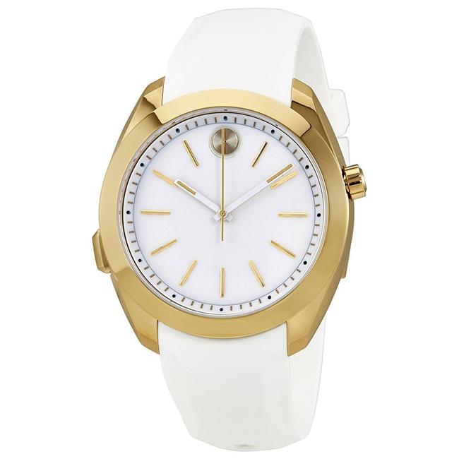 Movado White/Gold 3660006 Bluetooth Unisex Watch Movado White/Gold 3660006 Bluetooth Unisex Watch