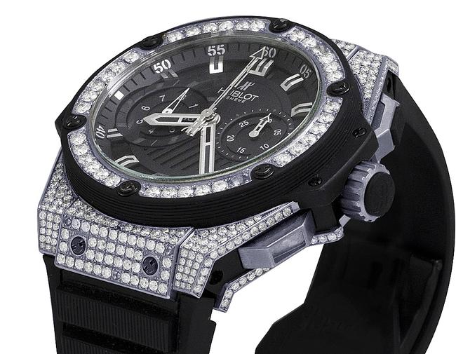 Hublot Mens Black King Power Zirconium Limited Edition 709.zm.1770.rx Diamond 13.0 Ct Watch Hublot Mens Black King Power Zirconium Limited Edition 709.zm.1770.rx Diamond 13.0 Ct Watch