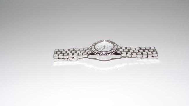 Dior Silver and White Christian Stainless Steel Sapphire Diam 50m Quartz Watch Dior Silver and White Christian Stainless Steel Sapphire Diam 50m Quartz Watch