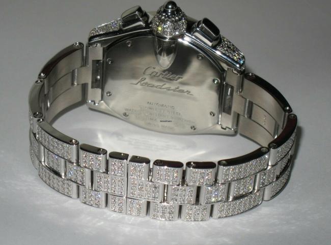 Cartier XL Roadster Chronograph Diamonds Watch Cartier XL Roadster Chronograph Diamonds Watch
