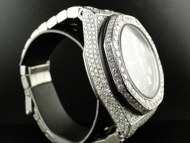 Audemars Piguet Stainless Steel Mens Iced Out Royal Oak Offshore Diamond 26 Ct Watch Audemars Piguet Stainless Steel Mens Iced Out Royal Oak Offshore Diamond 26 Ct Watch