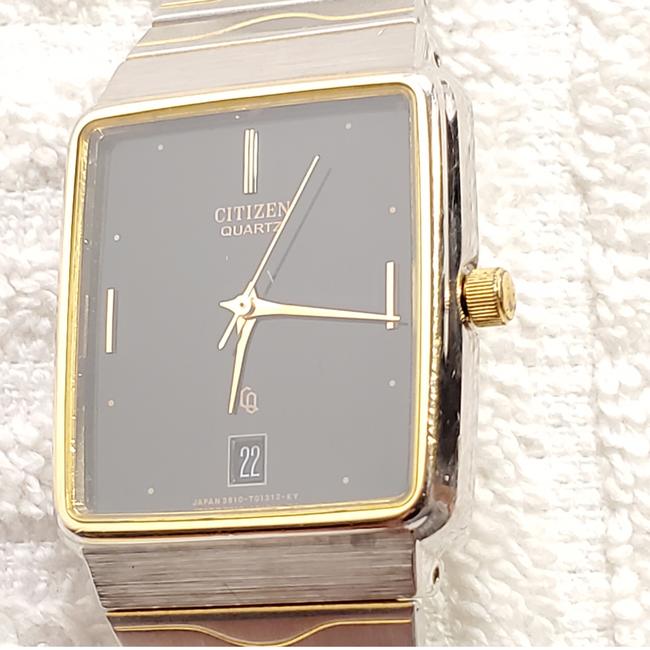 Citizen Silver Vintage Two Tone Date Quartz Mens Watch Citizen Silver Vintage Two Tone Date Quartz Mens Watch