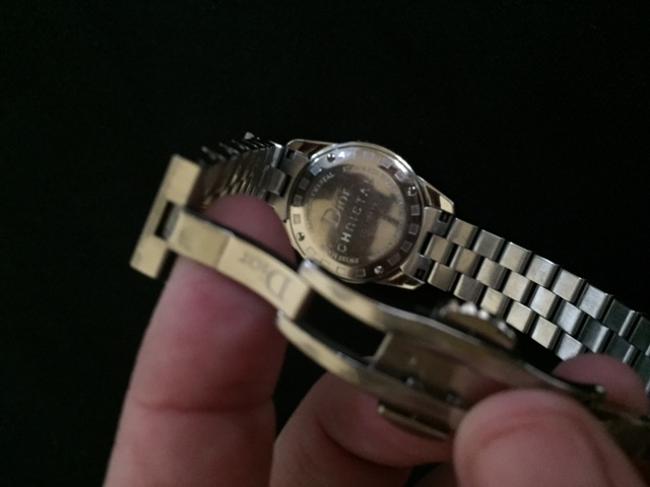 Dior Black Sapphires Diamonds Stainless Steel Christal Watch Dior Black Sapphires Diamonds Stainless Steel Christal Watch