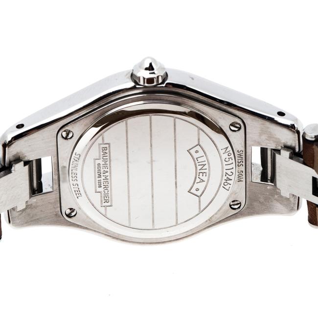 Baume & Mercier Silver Stainless Steel Linea 65690 Womens Wristwatch 27 Mm Watch Baume & Mercier Silver Stainless Steel Linea 65690 Womens Wristwatch 27 Mm Watch