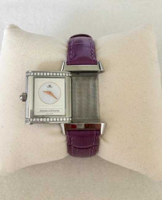 Jaeger-LeCoultre Stainless Steel Diamonds Reverso Classic Small Duetto Watch Jaeger-LeCoultre Stainless Steel Diamonds Reverso Classic Small Duetto Watch