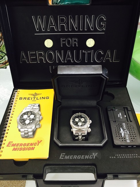 Breitling Custom Diamond Emergency 4 Ct Diamonds Watch Breitling Custom Diamond Emergency 4 Ct Diamonds Watch
