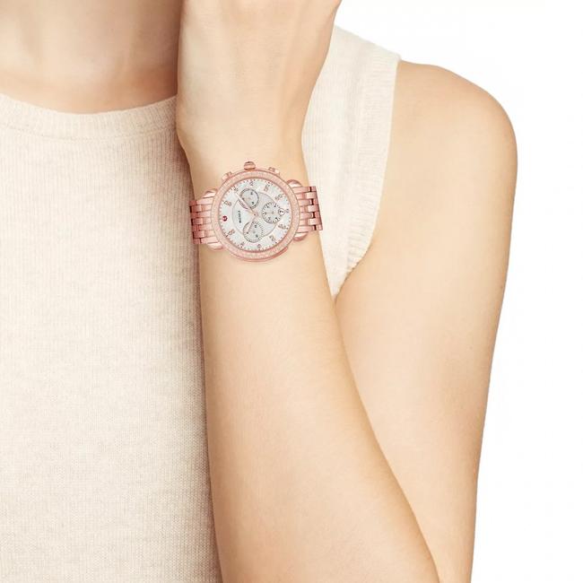 Michele Rose Gold Sidney Mother Of Pearl Diamond Mww30a000033 Watch Michele Rose Gold Sidney Mother Of Pearl Diamond Mww30a000033 Watch