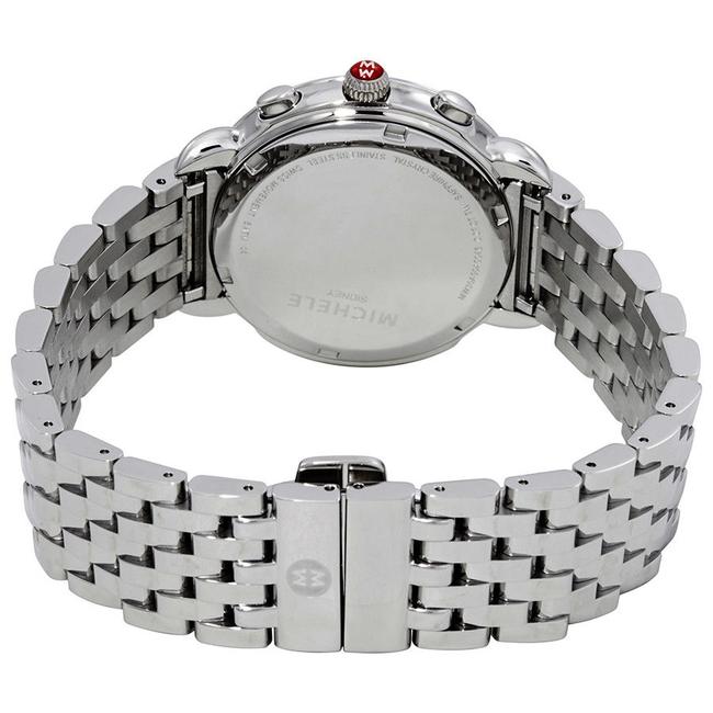 Michele Silver Sidney Blue Mother Of Pearl Womens Diamond Mww30a000009 Watch Michele Silver Sidney Blue Mother Of Pearl Womens Diamond Mww30a000009 Watch