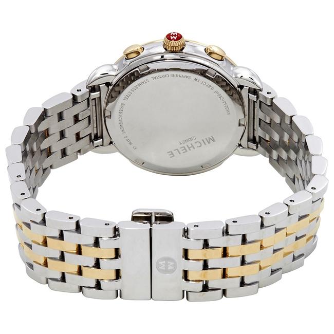 Michele Two Tone Sidney 18k Gold Mother Of Pearl Diamond Mww30a000005 Watch Michele Two Tone Sidney 18k Gold Mother Of Pearl Diamond Mww30a000005 Watch