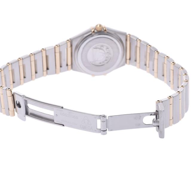 Omega Champagne 18k Yellow Gold and Stainless Steel Constellation 1262.10 Quartz Womens Wristwatch 22 Mm Watch Omega Champagne 18k Yellow Gold and Stainless Steel Constellation 1262.10 Quartz Womens Wristwatch 22 Mm Watch