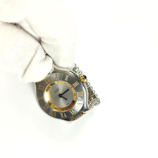 Cartier Gold Must De 21 Stainless Steel/Gold 1340 Watch Cartier Gold Must De 21 Stainless Steel/Gold 1340 Watch