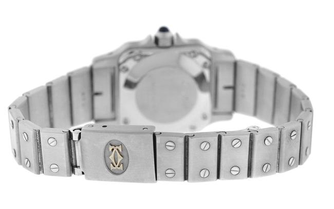 Cartier Silver Ladies Santos Galbee 24mm Steel Watch Cartier Silver Ladies Santos Galbee 24mm Steel Watch