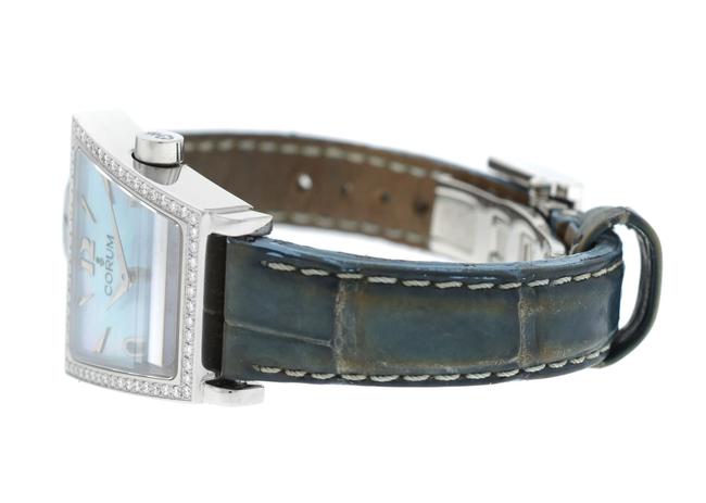 Corum Silver Ladies Trapeze 105.404.47 Steel Diamond Mop Quartz Watch Corum Silver Ladies Trapeze 105.404.47 Steel Diamond Mop Quartz Watch