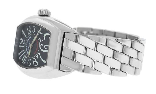 Franck Muller Silver L Ladies Conquistador 8005 Quartz 28mm Steel Watch Franck Muller Silver L Ladies Conquistador 8005 Quartz 28mm Steel Watch