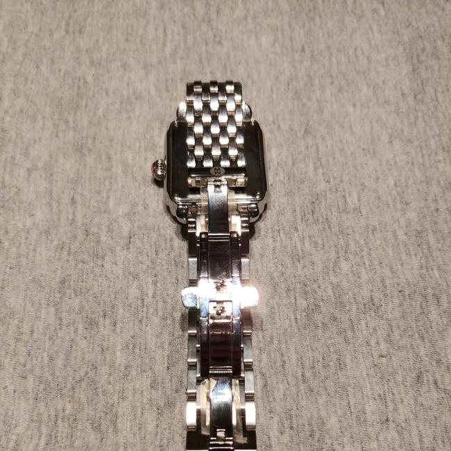 Michele Silver/Black Art Deco Diamond Diamond Dial Ladies 252 Diamonds Watch Michele Silver/Black Art Deco Diamond Diamond Dial Ladies 252 Diamonds Watch