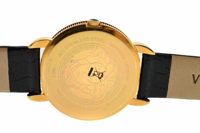 Versace Gold Tone Steel New Krios M6q80sd498 S009 Diamond Mop 38mm Quartz Watch Versace Gold Tone Steel New Krios M6q80sd498 S009 Diamond Mop 38mm Quartz Watch