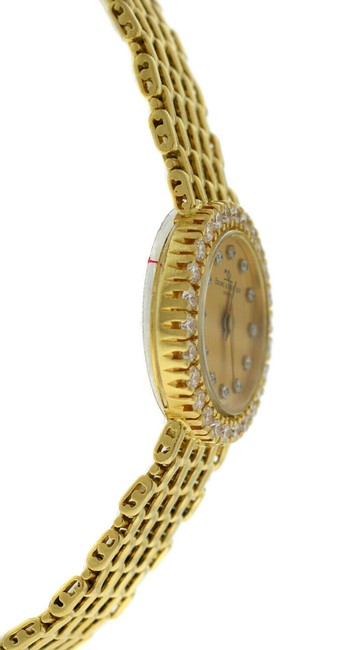 Baume & Mercier Gold 18k Diamonds 22mm Quartz Bracelet Watch Baume & Mercier Gold 18k Diamonds 22mm Quartz Bracelet Watch
