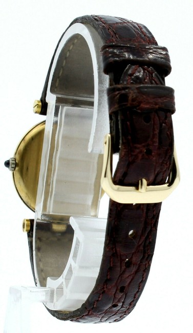 Cartier Gold Ladies Must De Vermeil Sterling Silver Watch Cartier Gold Ladies Must De Vermeil Sterling Silver Watch