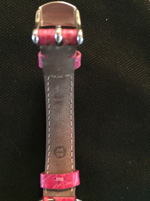 Michele Pink Fushia Csx Blue Mini Diamond Ladies Watch Michele Pink Fushia Csx Blue Mini Diamond Ladies Watch