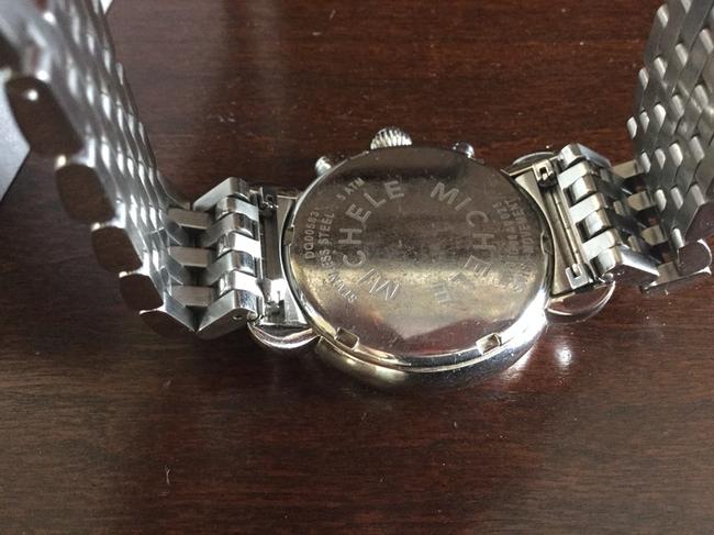 Michele Silver Stainless Steel Watch Michele Silver Stainless Steel Watch