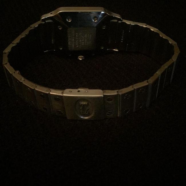 Cartier Silver Santos De Galbee Watch Cartier Silver Santos De Galbee Watch