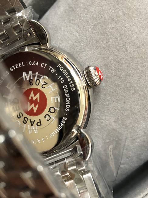Michele Silver/Black Csx-36 Diamond Mother-of-pearl Mosaic Watch Michele Silver/Black Csx-36 Diamond Mother-of-pearl Mosaic Watch