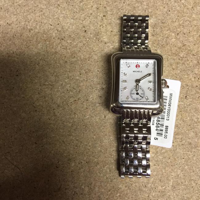 Michele Silver Deco Moderne Ii Diamond Diamond Dial Mww06y000013 Ladies Watch Michele Silver Deco Moderne Ii Diamond Diamond Dial Mww06y000013 Ladies Watch
