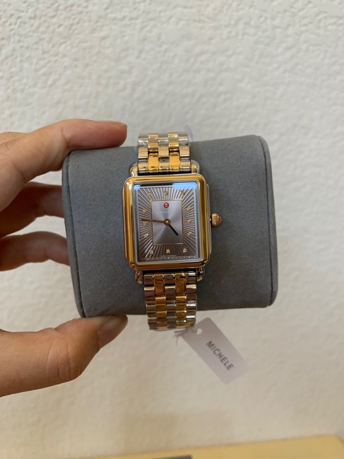 Michele Multicolor Deco Ii two-tone Diamond Accent Mww06x000033 Watch Michele Multicolor Deco Ii two-tone Diamond Accent Mww06x000033 Watch