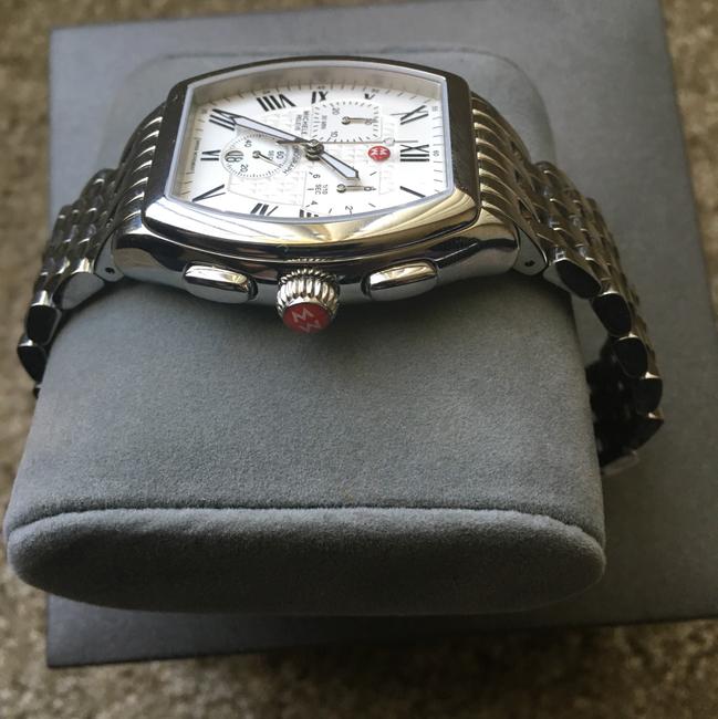 Michele Silver Stainless Releve Ladies Chronograph Mww19a000019 Watch Michele Silver Stainless Releve Ladies Chronograph Mww19a000019 Watch