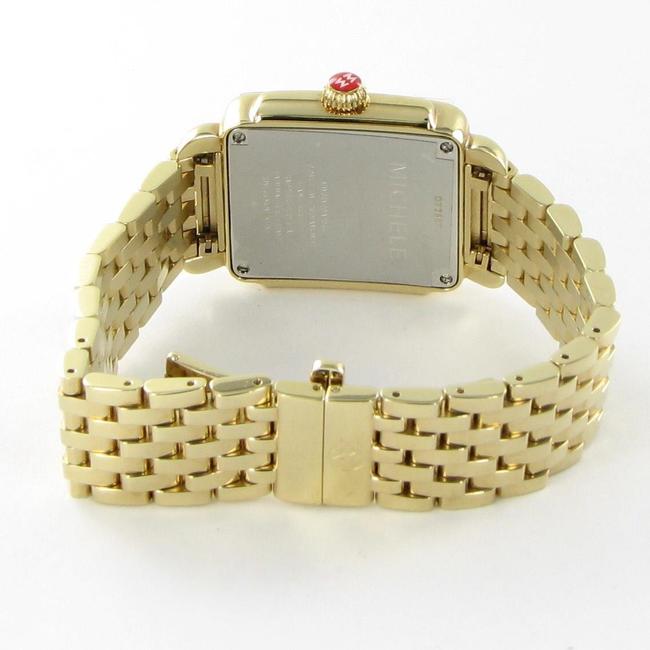 Michele Gold Deco 16 Diamond Mother Of Pearl Dial Mw06v00a9046 Yellow Watch Michele Gold Deco 16 Diamond Mother Of Pearl Dial Mw06v00a9046 Yellow Watch