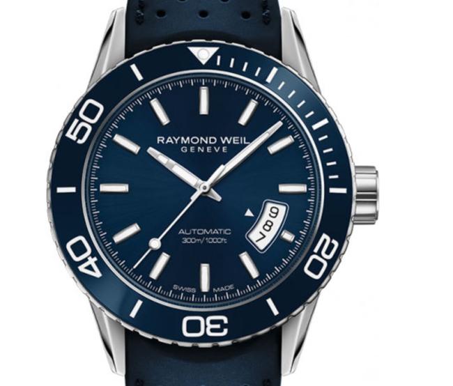 Raymond Weil Navy Genese Freelancer 2760-sr3-50001 Blue Watch Raymond Weil Navy Genese Freelancer 2760-sr3-50001 Blue Watch