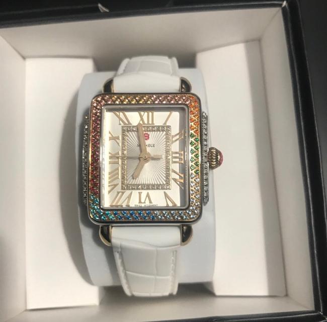 Michele Deco Madison Mid Carousel Diamond Watch Michele Deco Madison Mid Carousel Diamond Watch