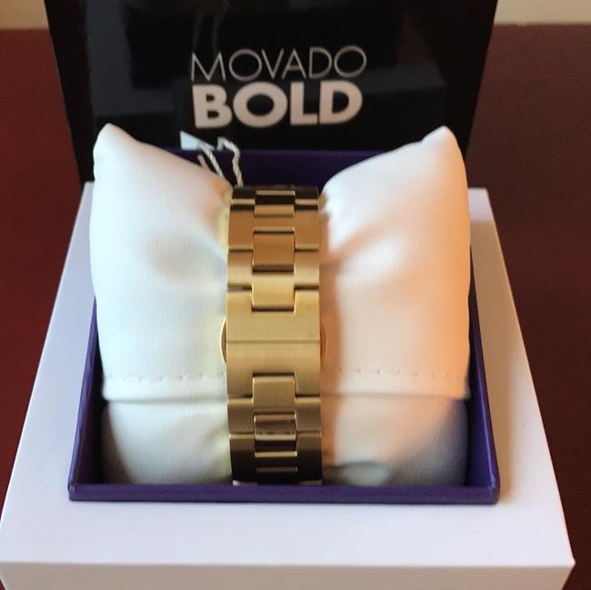 Movado Gold Swiss Ion-plated Stainless Steel Bracelet Watch Movado Gold Swiss Ion-plated Stainless Steel Bracelet Watch