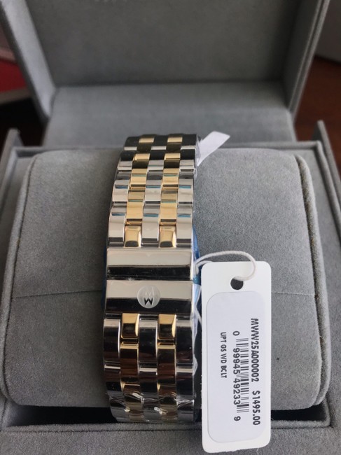 Michele Gold/ Silver Uptown Diamond Dial Two Tone Gold/ Mww25a000002 Watch Michele Gold/ Silver Uptown Diamond Dial Two Tone Gold/ Mww25a000002 Watch