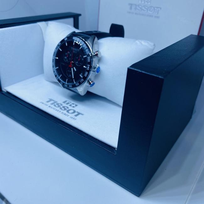 Tissot Black Chronograph Leather Strap Mens T100.417.16.051.00 Watch Tissot Black Chronograph Leather Strap Mens T100.417.16.051.00 Watch