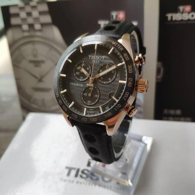 Tissot Gold Black Mens Prs 516 Chrono Leather Swiss T100.417.36.051.00 Watch Tissot Gold Black Mens Prs 516 Chrono Leather Swiss T100.417.36.051.00 Watch
